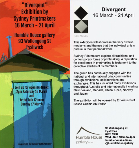 Divergent Exhibition Flyer