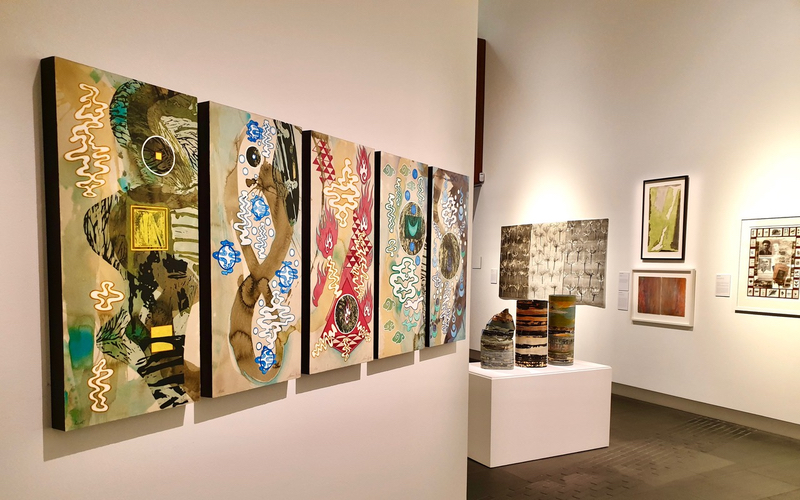 Five Elements installation at Glasshouse Gallery