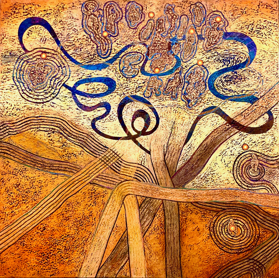 Liminal Tracks and Sandy Desert